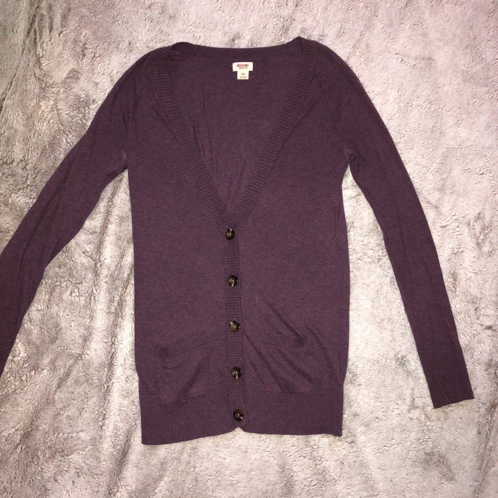 Purple Cardigan